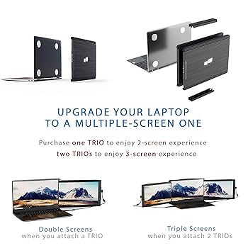 Amazon.co.jp: Trio ポータブルモニター ノートパソコン